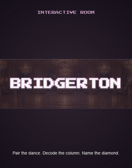 Bridgerton: The Diamond Season — Quiz Room