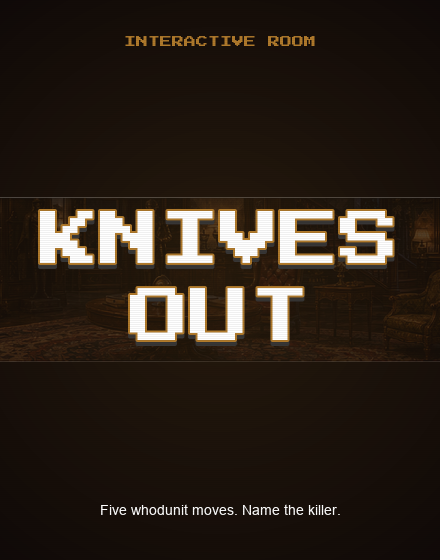 Knives Out: The Drawing Room — Quiz Room